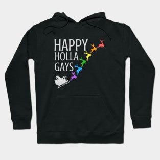 Funny Christmas Gay Pride LGBTQIA Design Hoodie
